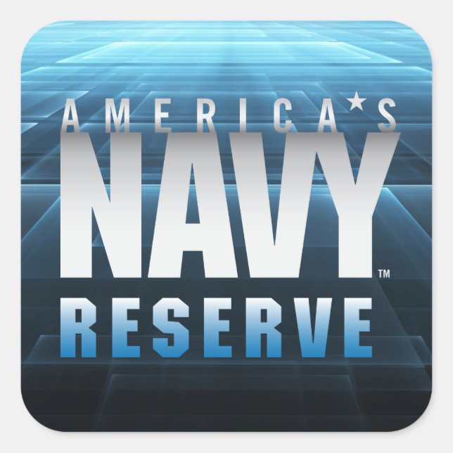US Navy | America's Navy Reserve Square Sticker (Front)