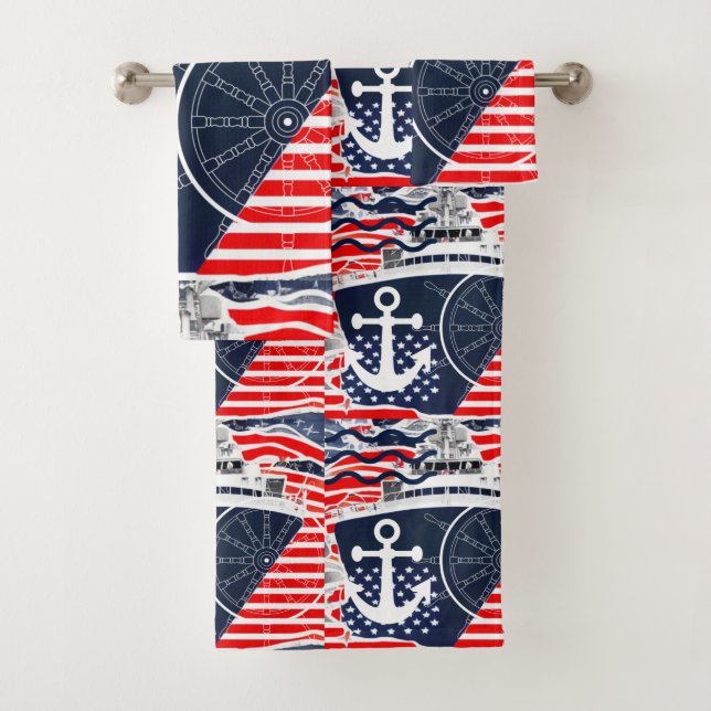 US Navy Bath Towel Set (Insitu)