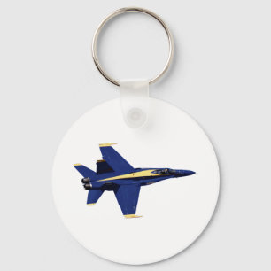 US NAVY Blue Angels In Flight at Fleet Week Key Ring