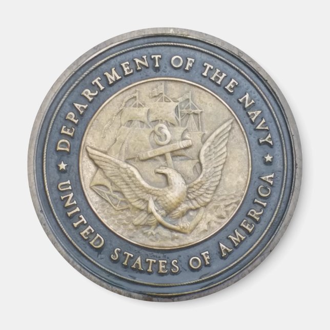 US NAVY crest, emblem  Magnet (Front)