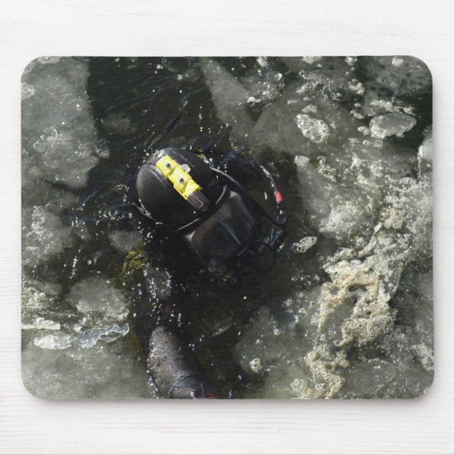 US Navy Diver Mouse Pad (Front)