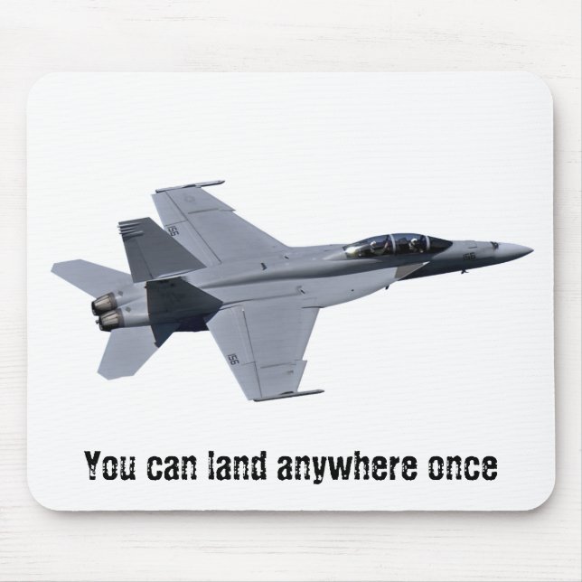 US Navy F-18 Super Hornet Mousepad (Front)