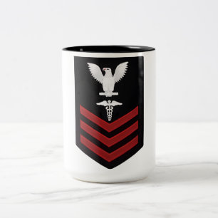 US Navy Hospital Corpsman Insignia Coffee Mug
