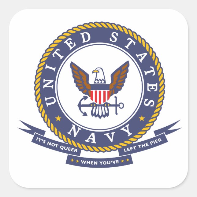 US Navy parody sticker (Front)