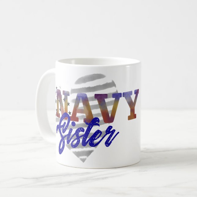 US NAVY Sister Mug (Front Left)