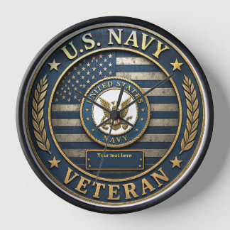 US Navy Veteran Honour Clock