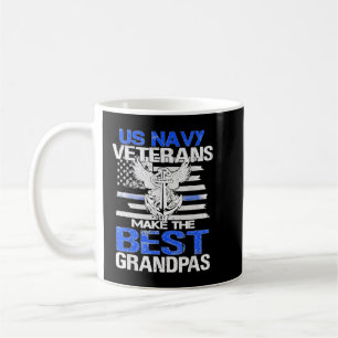 US Navy Veterans Make the Best Grandpas Fathers da Coffee Mug