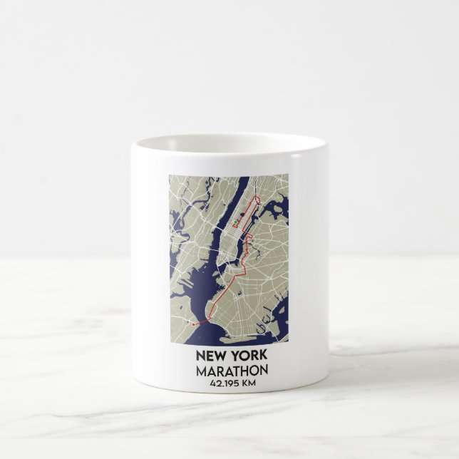 US New York marathon travel  Coffee Mug (Center)