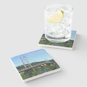 US Ohio - Virginia - Steubenville Bridge - Stone Coaster