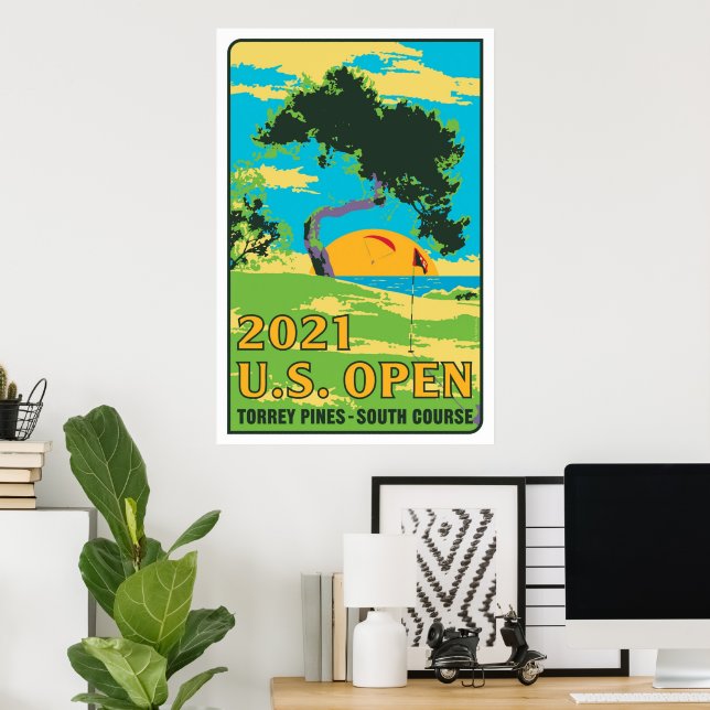 US open 2021 torrey pines south course gifts Poster (Home Office)