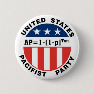 US Pacifist Party button