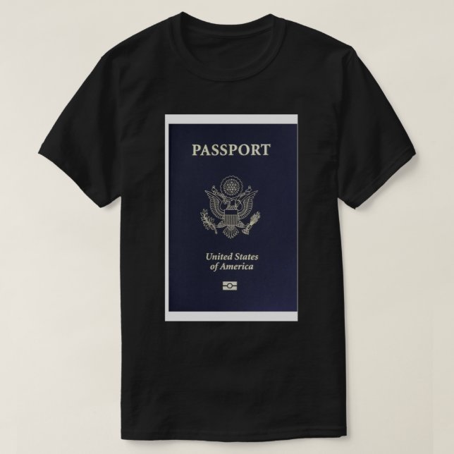 Us passport  iPhone Case T-Shirt (Design Front)