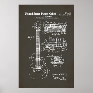 US Patent - Acoustic Guitar Poster