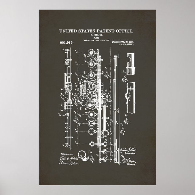 US Patent - Flute Poster (Front)