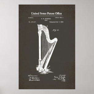 US Patent - Harp Poster