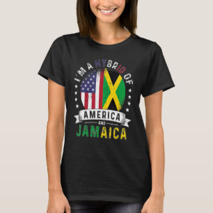 US Patriot Jamaica Flag American Jamaican Grown T-Shirt