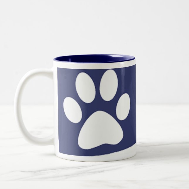 US paw flag mug (Left)