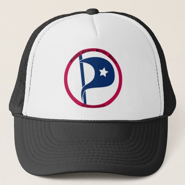 US Pirate Party Trucker Hat (Front)