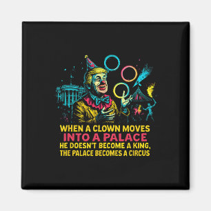 Us Political President Clown Circus Satire Governm Magnet
