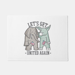 US Politics - Let's Get United Again Doormat