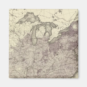 US Population 1850 Magnet