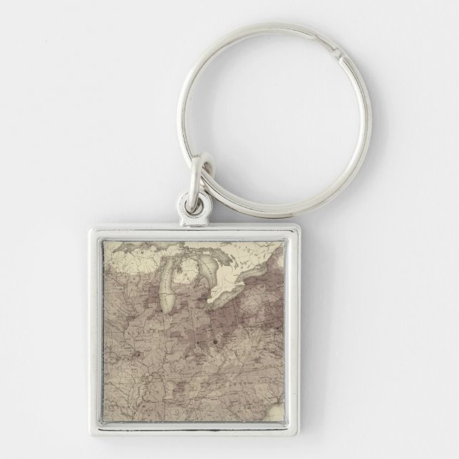 US Population 1860 Key Ring (Front)