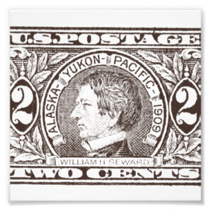 Us postage two cents photo print