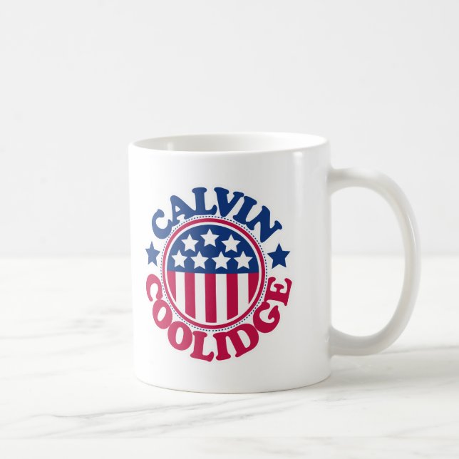 US President Calvin Coolidge Coffee Mug (Right)