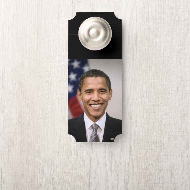 US President Elect Barack Obama  Door Hanger (On Knob)