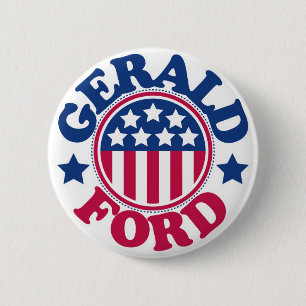 US President Gerald Ford 6 Cm Round Badge