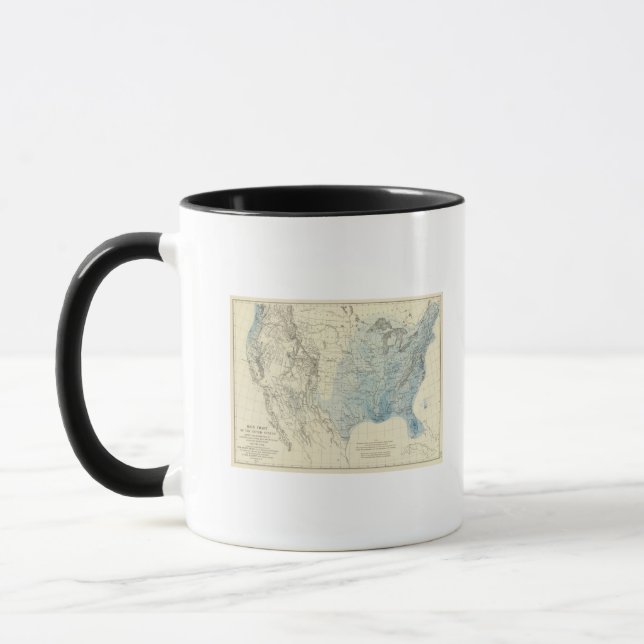 US Rain Chart Mug (Left)