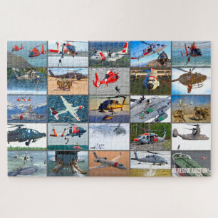 US RESCUE AVIATION “MONTAGE” JIGSAW PUZZLE