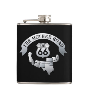US Route 66 Mother Road Liquor Flask