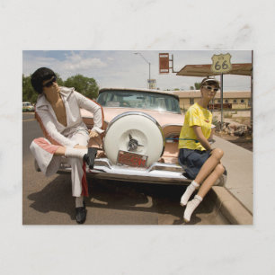 US Route 66 Travel Postcard