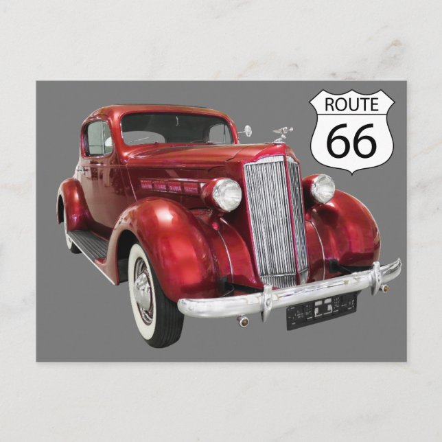 US Route 66 Travel Postcard (Front)