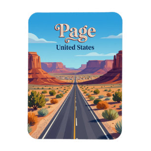 US Route 89 near Page Arizona Magnet