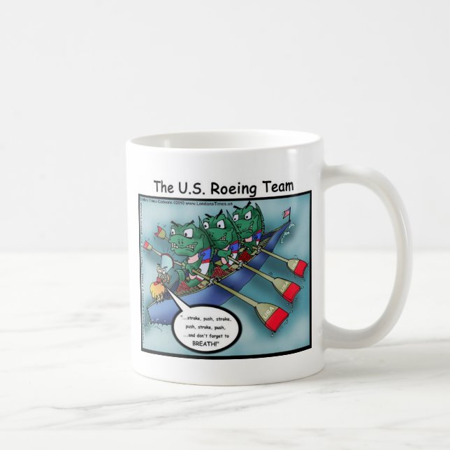 US Rowing (Roe-ing Team Funny Tees Cards Mugs Etc (Right)