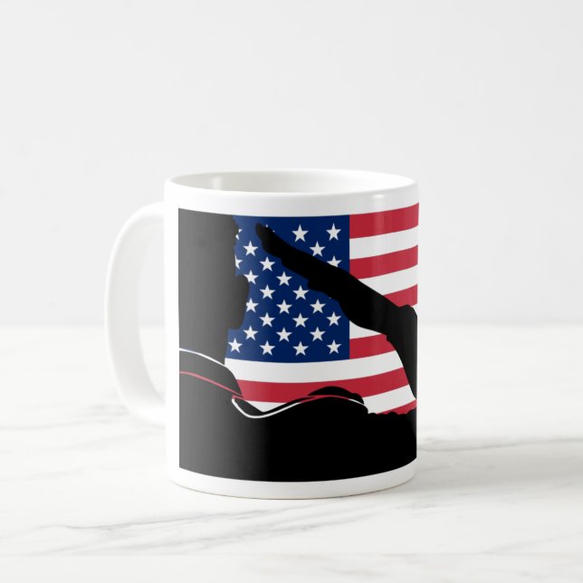 US Salute Mug (Front Left)