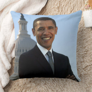 US Senator, 44th American President Barack Obama Cushion