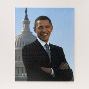 US Senator, 44th American President Barack Obama Jigsaw Puzzle