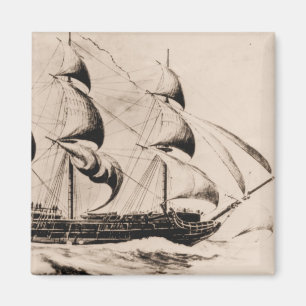 US Ship Bonhomme Richard at sea Magnet