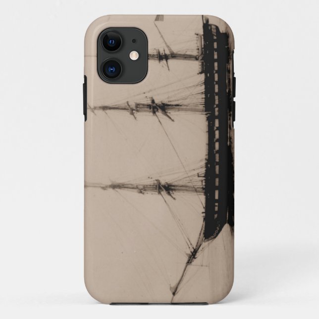US ship Constitution Case-Mate iPhone Case (Back)