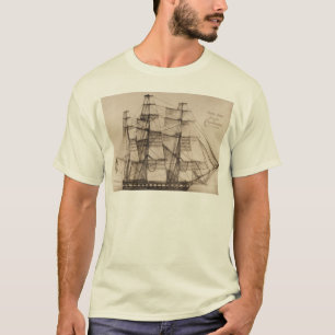 US Ships Constellation sailplan T-Shirt