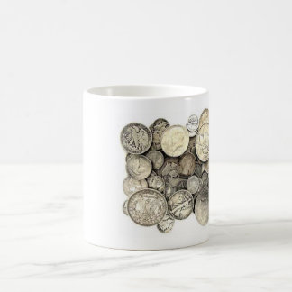 US Silver Coins Coffee Mug