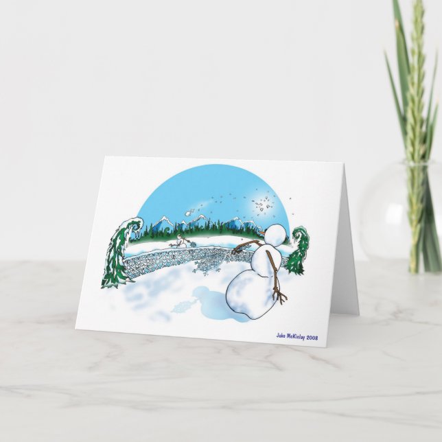US Snowpen Thank You Card (Front)