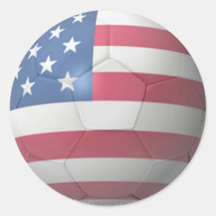 US Soccer Classic Round Sticker