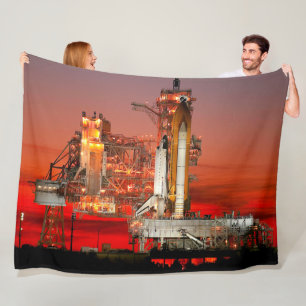 US SPACE SHUTTLE ATLANTIS FLEECE BLANKET