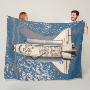 US SPACE SHUTTLE ATLANTIS FLEECE BLANKET