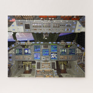 US SPACE SHUTTLE COCKPIT 1981-2011 (11x14 inch) Jigsaw Puzzle