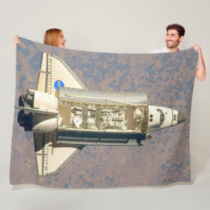 US SPACE SHUTTLE ENDEAVOUR FLEECE BLANKET